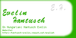evelin hantusch business card